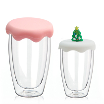 New Products Snow-Shaped Silicone Cup Lid Anti Dust Anti-Grey Anti-Oil Insulated Cup Lid Coffee Double Glazed Cup Lid