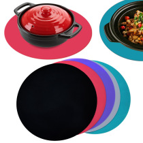 Silicone Microwave Oven Mat Anti-Burn Insulation Mat Soup Basin Cushion Table Heat Insulation Mat Multifunction Cushion 30CM Open Bottle Mat