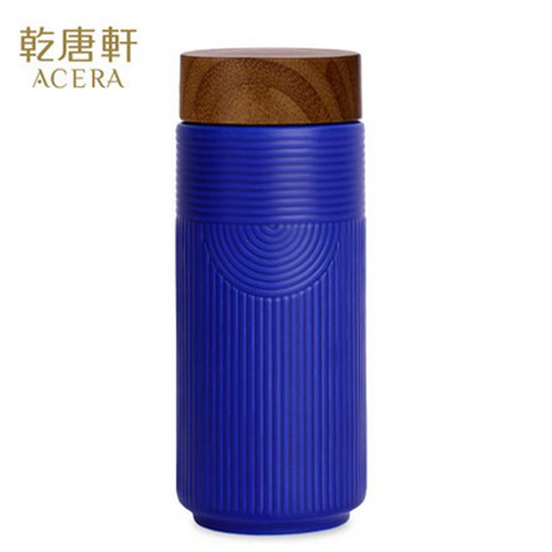 Dry Tang Xuan live porcelain heart 's desire, double CPU with capacity of 350 ml glass of creative move