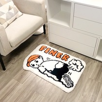 finerworld original IP creative fun home floor mat doormat cartoon absorbent home bathroom non-slip carpet