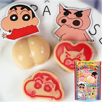 Japanese diy food play HEART crayon Chan Shin rickety pudding 3 twist butt DIY pudding single bag