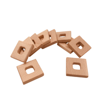 Beech baby bite Toy toy DIY beech dental gum accessories Baby grindstone Tooth Stick Baby Cartoon Early Toy