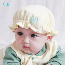 Baby hat spring and autumn thin cotton mens and womens baby fetal hat fisherman cute cute princess newborn toddler newborn