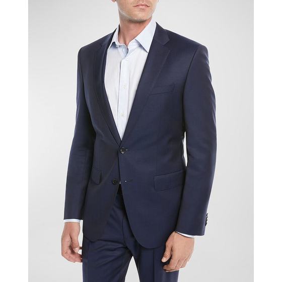 BOSS men's wool basic two-piece suit, blue
BOSS men's wool basic two-piece suit, blue