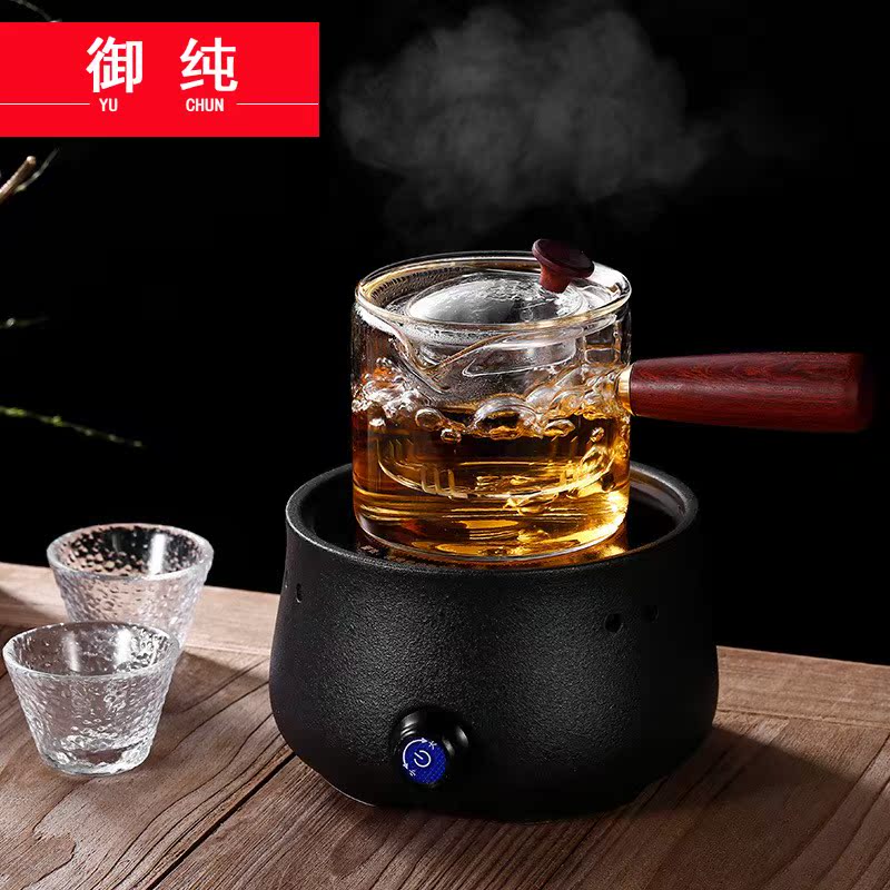 Royal pure electric TaoLu boiled tea, steaming pot boil small heat - resistant glass tea home health teapot