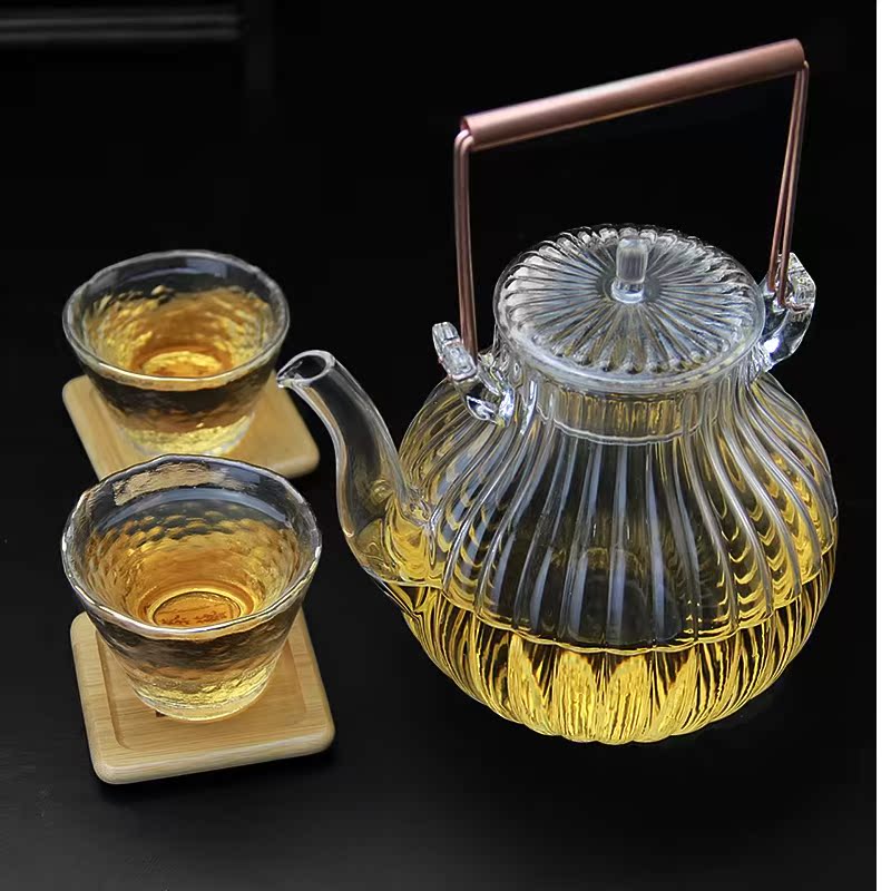 Royal pure Pyrex cooking pot teapot home office electric teapot copper girder TaoLu steam pot of tea