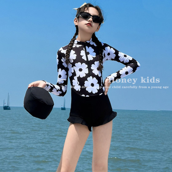 Girls one-piece swimsuit summer suit 2025 new mid-to-large children's sun protection swimsuit summer girl internet celebrity long-sleeved swimsuit
Girls one-piece swimsuit summer suit 2025 new mid-to-large children's sun protection swimsuit summer girl internet celebrity long-sleeved swimsuit