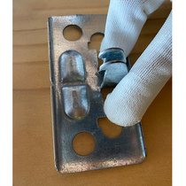 Italian imported metal feet and metalsistem rack combination can be fixed with wooden table top