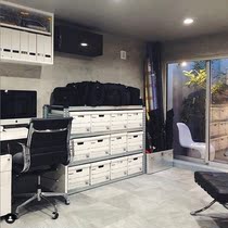 1 1 m high metalsistem bookshelf formaldehyde-free storage storage rack industrial wind Italian imported bookcase