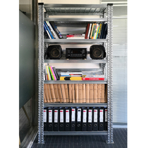 2 5 meters high Italian metalsistem imported bookshelf formaldehyde-free office bookcase can be DIY combination