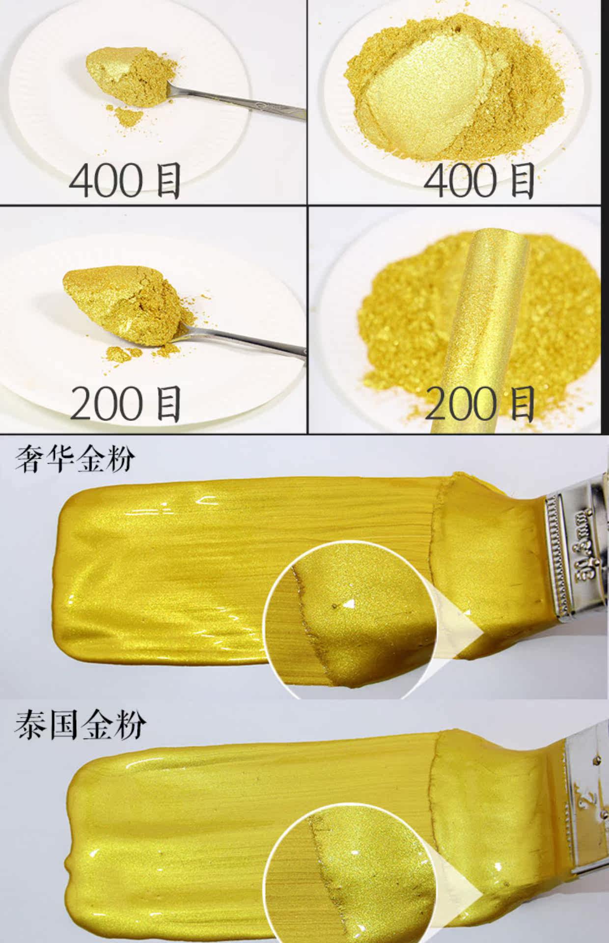 德国黄金粉 进口黄金粉 闪亮金粉 含金99%色相 细闪金粉 佛像金粉