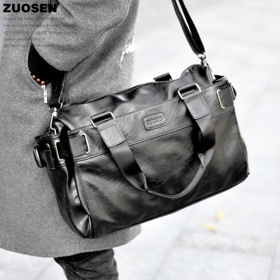 Zuo Sen Zuosen Korean men's bag casual bag shoulder bag messenger bag handbag travel bag men's bag trend Zuo Sen Zuosen Korean men's bag casual bag shoulder bag messenger bag handbag travel bag men's bag trend