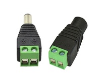 Solder-free DC plug 5 5*2 1MM DC male female plug surveillance camera interface