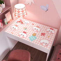 Cute Cartoon Creative Pattern Computer Leather Table Cloth Living Room Tea Table Side Cabinet Cover Cloth Mat Waterproof Oil Proof Free Wash