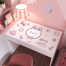 Cute teenage girls heart bed Nightstand Tea Table Cushion Superior Desk Cloth Students Learn Desk Mat Waterproof Oil Proof Free Wash