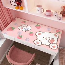 Net Red Girl Dormitory Learn children writing table cushions table tea table Waterproof Anti-Slip Anti-Burn Leather PVC