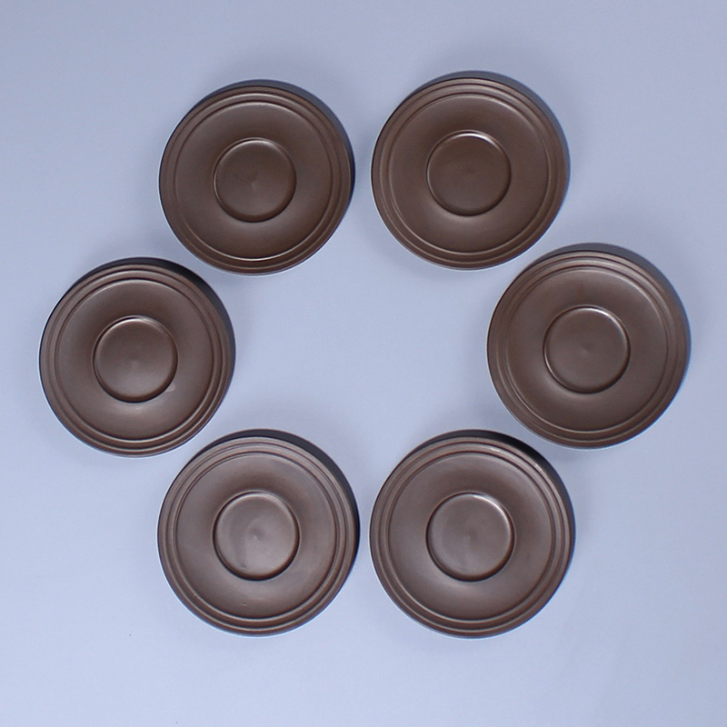 Purple sand cup mat ceramic cup mat mat tea tea taking with zero sample tea cup tea tea tea tray machine accessories