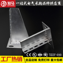 Galvanized bridge frame support frame bridge 100*1 2*1 5 wall support arm against wall bracket