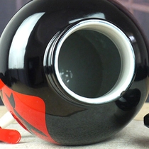 Brand 50 catty 30 catty 20 catty 10 catty of large ceramic wine altar Wine Brewing Vat Sealed Wine Bottle Black Glazed