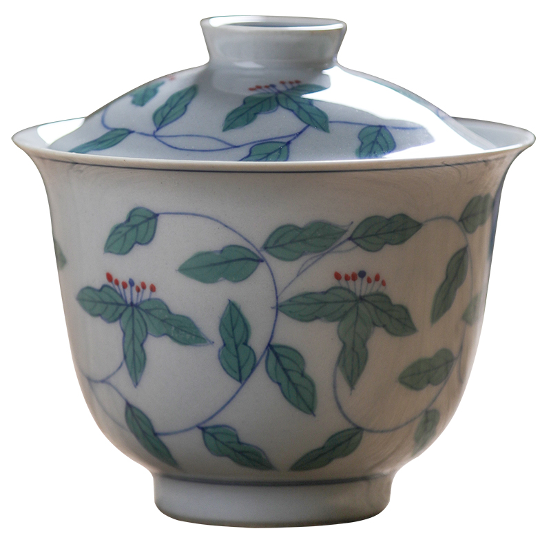 Jiangnan jingdezhen pure hand - made twinned trunks past small tureen Chinese style household ceramic cups kung fu tea bowl