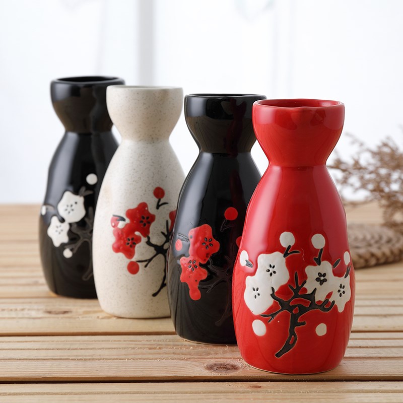Japanese temperature and wind restoring ancient ways of household ceramics hip clear hip points and small yellow rice wine bottle wine liquor restaurant wine