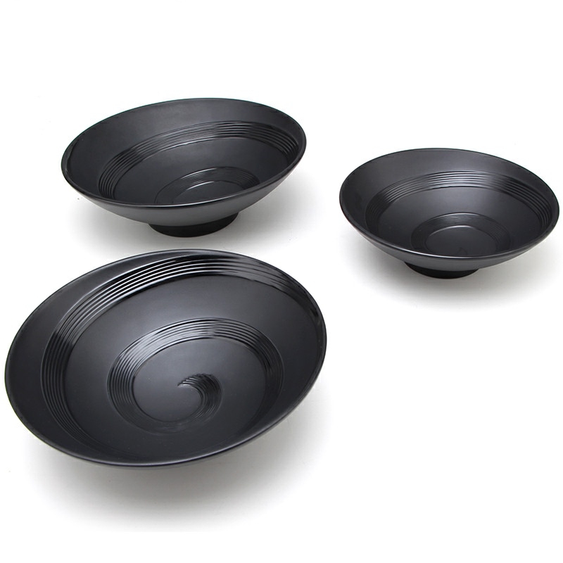 Japanese hat to trumpet melamine restaurant noodles in soup bowl ltd. mooring grim malatang new imitation porcelain bowl of shallow bowl meal