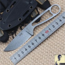 Old Korean survival mad little ant straight knife edc small steel knife psk Doomsday survival equipment Wilderness survival portable knife