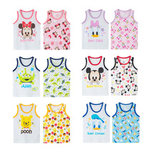 20 summer mens and womens childrens breathing cotton vest 2-piece set of baby cotton sleeveless top thin jacquard sling