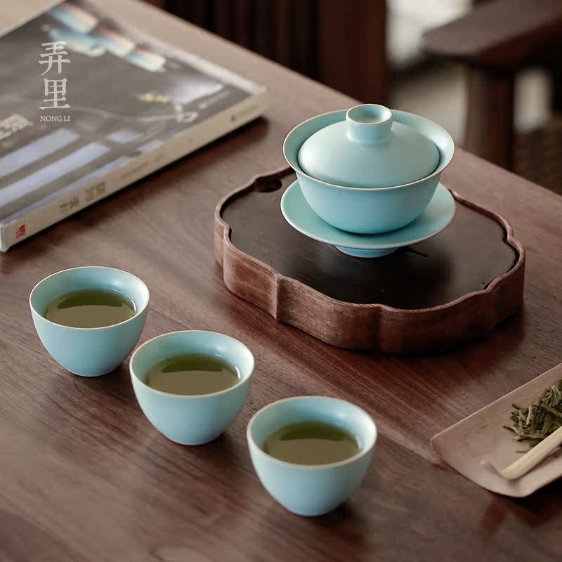 Get in | your up tureen tea set on three bowl bowl is only three cup of ceramic tea set kung fu tea tea cup