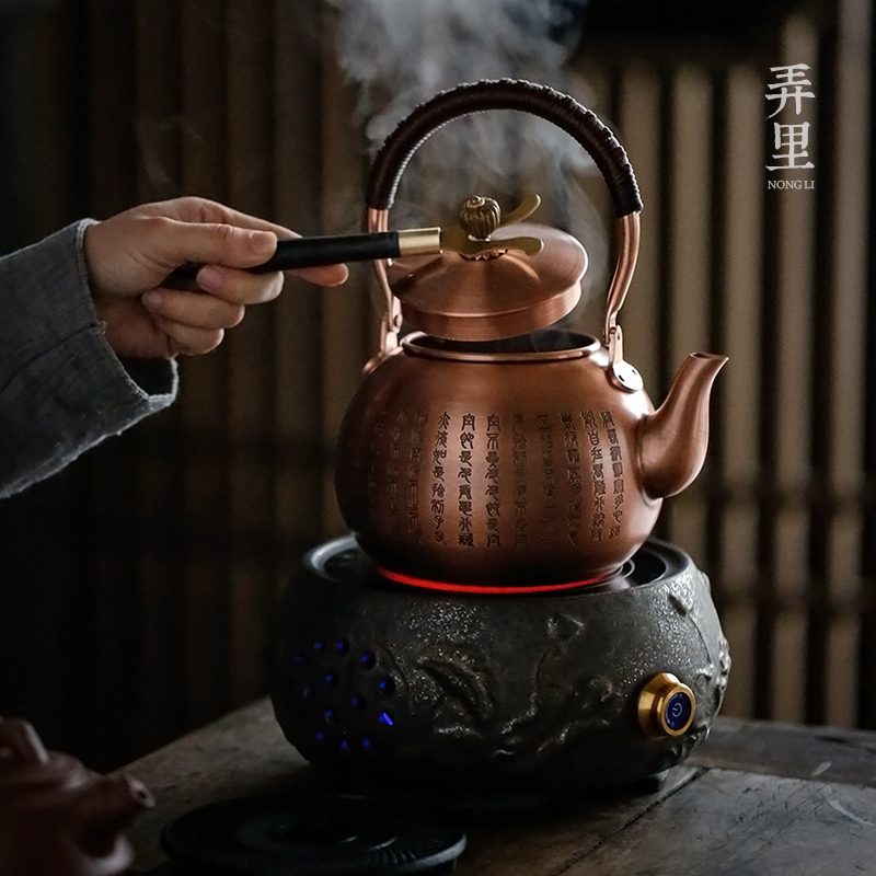 The Get | boiled tea ware plates kettle in restoring ancient ways large plates by hand kung fu tea kettle TaoLu household electricity