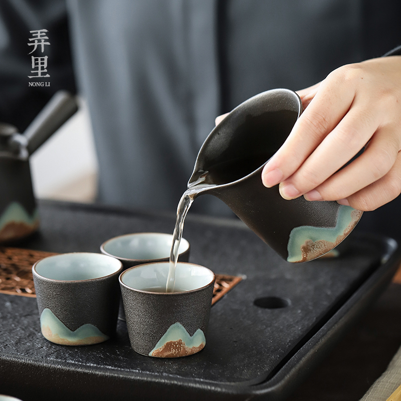 Get fair | Japanese coarse pottery cup points in tea sets accessories kung fu tea is tea sea glaze color up household