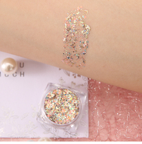 Net red eye makeup small sequins Gel cream lolita makeup glitter girl stage eye shadow Lightning syllable sequins water