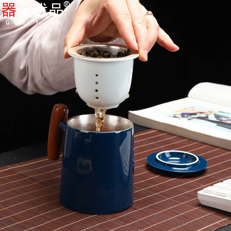 Beauty is superior coppering. As silver ceramic personal tea filter with cover cup tea service office mercifully cup tea scented tea