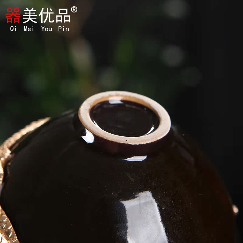 Implement the optimal product jingdezhen building ceramic up lamp cup sample tea cup kung fu tea masters cup size