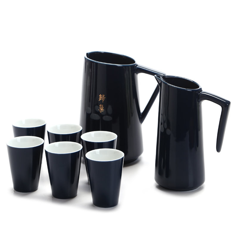 Implement the superior ceramic creative wine wine pot temperature hot soup the qing hip home wine warm hip Chinese yellow rice wine