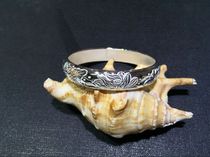 S990 pure silver full handmade chisel Intoxicate With closed mouth bracelet Drunk Foot Silver Bracelet RMB12