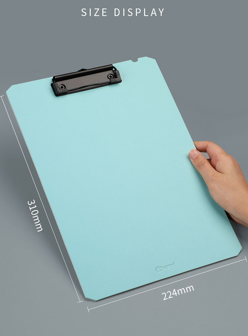 加厚a4文件夹板文具竖式可悬挂板夹办公用品会议记录秘书夹写字垫板
