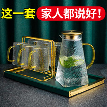 Light luxury water set water Cup household living room glass cup European cup tea set set Cup Nordic tea cup kettle