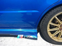 Suitable for Subaru 02-07 Impreza IMPREZA WRX GD STI modified PU modified rear side skirt