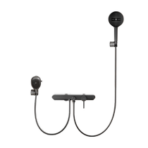 Huida gun gray topless shower head shower set household simple bathroom fine copper bather