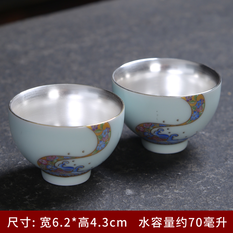 Celadon tea sets ceramic household contracted teapot tea cup tea tray glass kung fu of a complete set of tea cups