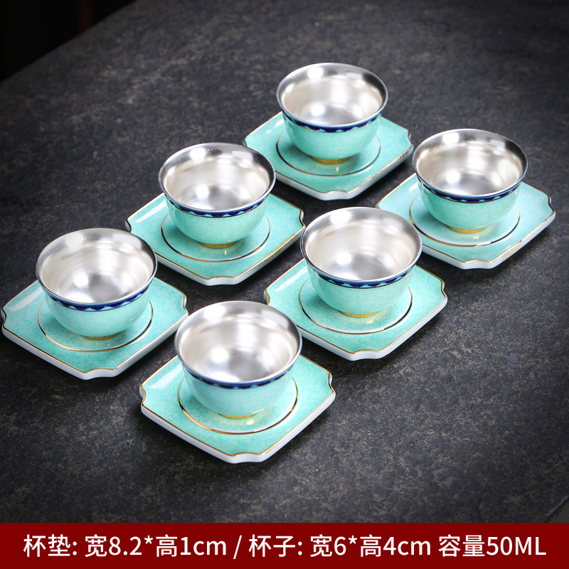 Jingdezhen kung fu tea set ceramic cups archaize color master cup paint sample tea cup single cup, small cup pick flowers