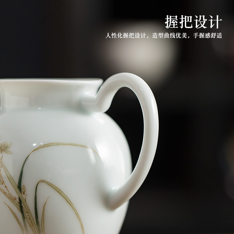 Jingdezhen hand - made sweet white ceramic fair keller kung fu tea tea sea portion evenly cup of tea, tea tea accessories