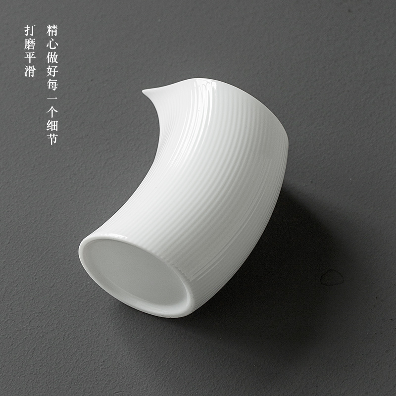 Sweet white glaze of jingdezhen porcelain ceramic fair keller tea accessories and tea cup and cup points) a cup of tea