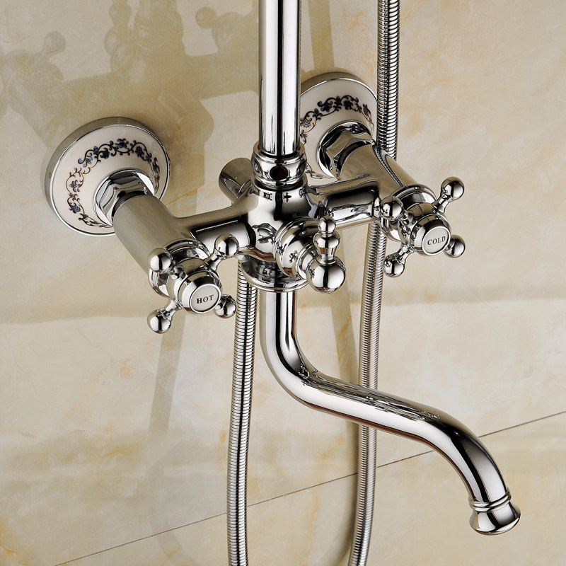 xogolo欧式全铜淋浴花洒18025