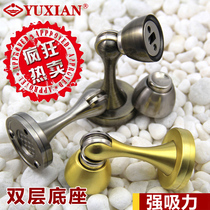 Weigu 304 stainless steel door suction bronze PVD golden green bronze bronze wall suction European style ground suction door touch