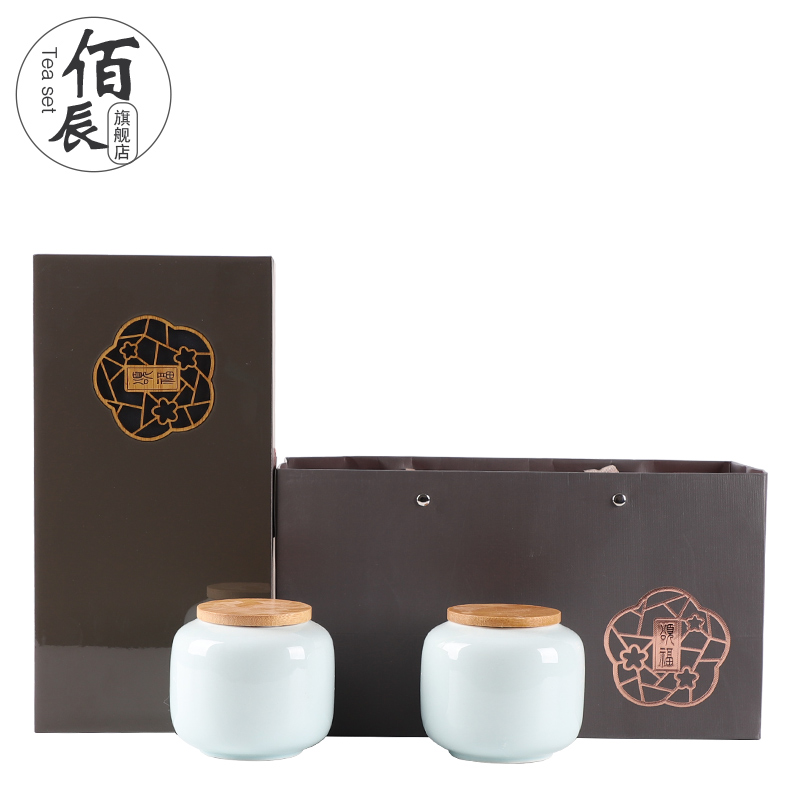 Tea packaging gift box aneroid general Tea, green Tea ceramic Tea pot "biluochun" Tea sealed as cans of the custom