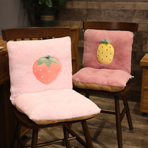 Cushion cushion integrated chair seat cushion lazy cushion office backrest sedentary dormitory student butt floor