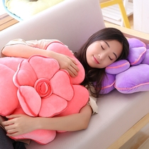 Flower nap pillow sofa living room pillow cushion pillow bedside bed waist protection against office chair backrest
