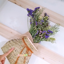 Kindergarten classroom corridor hanging bamboo decoration fish basket painting creative bamboo dance performance props back basket